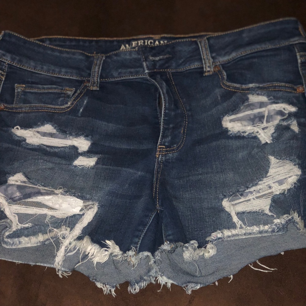 American eagle jean shorts
